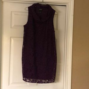 Lane Bryant Lace Shift Dress size 14 Purple